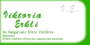 viktoria erkli business card